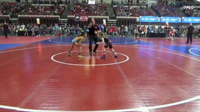 62 lbs Champ. Round 1 - Brooke Cogger, Team Real Life vs Alondra Garcia Gutierrez, Moses Lake Wrestling Club