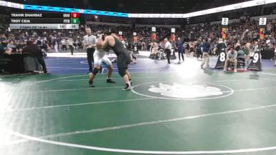 285 lbs Consi Of 16 #1 - Travin Shahbaz, Granite Hills (SD) vs Troy Ceja, Pitman (SJ)