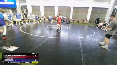 138 lbs Round 3 (8 Team) - Tucker Schiermeister, North Dakota vs Jake Kos, Minnesota Red