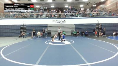 47 lbs Champ. Round 2 - Grayson Fogg, Homedale Wrestling Club vs Marshall Armstrong, Idaho