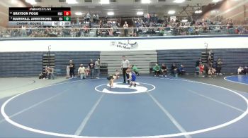 47 lbs Champ. Round 2 - Grayson Fogg, Homedale Wrestling Club vs Marshall Armstrong, Idaho