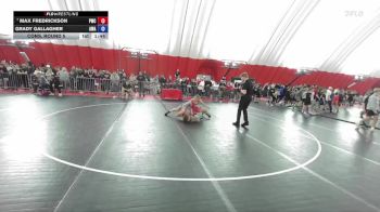 150 lbs Cons. Round 5 - Max Fredrickson, Pulaski Wrestling Club vs Grady Gallagher, Askren Wrestling Academy