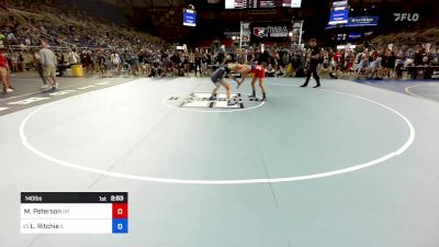 140 lbs Round Of 64 - Megan Peterson, OR vs Lexi Ritchie, IL