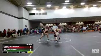 1A/2A 160 Quarterfinal - David Crittendon, Ninety Six vs Jacob Osmanski, Pelion