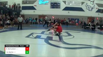 157 lbs Championship Bracket - Nicklas Martin, Southeast Polk vs Alec Samuelson, Olathe North