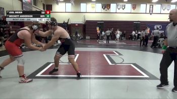 285 lbs 9th Place Match - Joel Meier, Clarion-Goldfield-Dows vs Beckett Anderson, North Polk