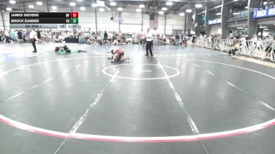 145 lbs Rr Rnd 1 - James Sievers, MF Dynasty - HSB vs Brock Zander, Kraken White - HSB