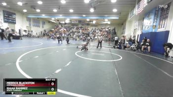 126 lbs Champ. Round 2 - Isaiah Ramirez, North Torrance vs Merrick Blackston, Centennial/Corona