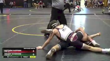 150 lbs 5th Place Match - Vincent Schiavone, NORDONIA, OH vs Matthew Huffman, Stow, OH