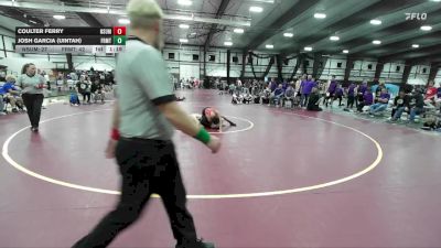 120 lbs Round 2 (8 Team) - Josh Garcia (Uintah), Fremont vs Coulter Ferry, North Summit