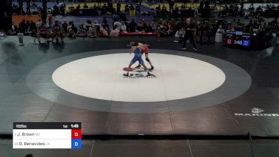 132 lbs Rnd Of 32 - Jet Brown, MO vs Daniel Benavides, CA