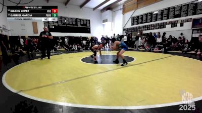 100 lbs Cons. Round 1 - Gabriel Garcia, Pomolito vs Mason Lopez, Vacaville Wrestling Club