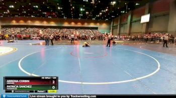126 lbs Champ. Round 2 - Patricia Sanchez, Ponderosa vs Arrenia Corbin, Gregori