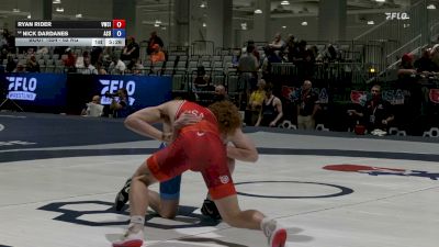 65 kg Champ. Rd Of 64 - Ryan Rider, Viking Wrestling Club (IA) vs Nick Dardanes, Adams State University