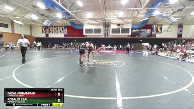 174 lbs Semifinal - Fazal Mohammad, Chabot College vs Rosalio Leal, Modesto College