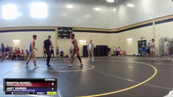 215 lbs Semifinal - Brenton Russell, Warren Wrestling Academy vs Andy Warren, Perry Meridian Wrestling Club
