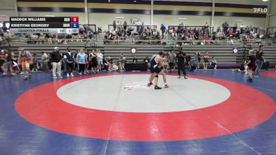150 lbs Quarterfinal - Maddox Williams, Grindhouse Wrestling vs Kristiyan Georgiev, Roundtree Wrestling Academy