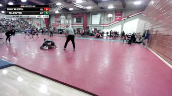 115 lbs Champ. Round 3 - Ellie Myer, Victor Valley vs Emily Huerta, Chaffey