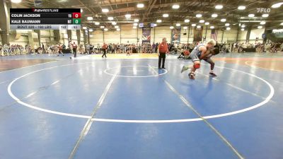 160 lbs Consi Of 8 #2 - Colin Jackson, VA vs Kale Baumann, MT