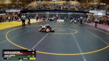 157 lbs Champ. Round 2 - Juan Garcia, Unattached vs Jacob Blandford, Western Colorado Unattached