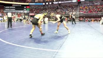 2A-157 lbs Cons. Round 2 - Aiden Ortega, Center Point-Urbana vs Reese Fauble, Glenwood