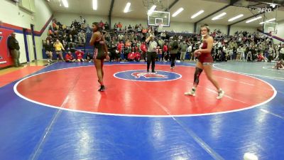 145 lbs Round Of 16 - Jah'zara Hill, Union Girls JH vs Aspen Atkinson, Perry Girls Wrestling Club