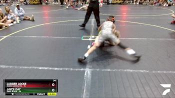 92 lbs Round 4 (6 Team) - Jayce Day, SWAT Black vs Jagger Locke, Ragin Raisins WC
