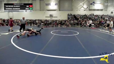 99 lbs Quarterfinal - Dominic Giannoni, Apex Wrestling NYC (Hudson Valley) vs Raymond Glinsky, Quaker Wrestling Club