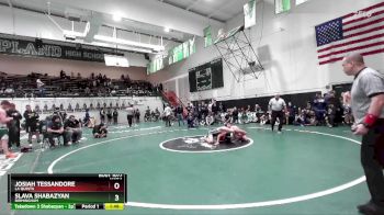 165 lbs 1st Place Match - Slava Shabazyan, Birmingham vs Josiah Tessandore, La Quinta