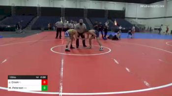 138 lbs Consolation - Jack Crook, FL vs Maxwell Petersen, MN