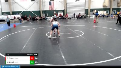 170 lbs Round 1 (16 Team) - Dylan Bower, York vs Wyatt Rezek, Wahoo