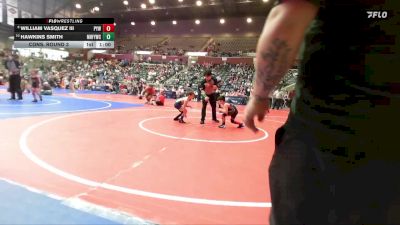 58 lbs Cons. Round 3 - Hawkins Smith, Mountain Home Flyers Youth Wrestling Club vs William Vasquez Iii, Panther Youth Wrestling-CPR