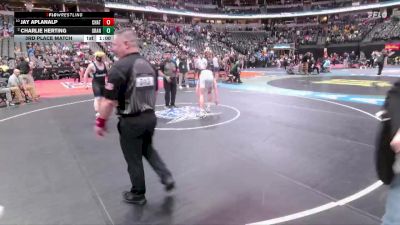 175-5A 3rd Place Match - Jay Aplanalp, Chatfield vs Charlie Herting, Grandview