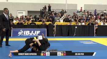 Zoe Ava Peek vs Kennedy Marie Sepulveda 2026 IBJJF Jiu-Jitsu CON International