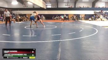 165 lbs Cons. Round 5 - Justice Hockenberry-Folk, Elizabethtown vs Drake Bowers, Liberty