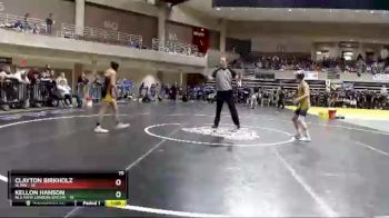 75 lbs Placement (4 Team) - Clayton Birkholz, HLWW vs Kellon Hanson, NLS (New London/Spicer)