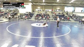 125 lbs Champ. Round 1 - Andrew Aparo, Ithaca vs Andrew Marchese, Castleton