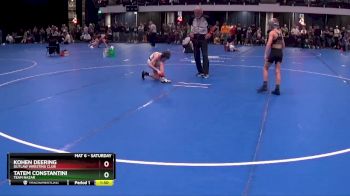 75 lbs Quarterfinal - Tatem Constantini, Team Nazar vs Kohen Deering, Outlaw Wresting Club