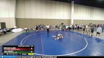 102 lbs Round 2 - Nevi Brady, Aviator Wrestling Club vs Rhylee Clark, Grantsville Wrestling Club