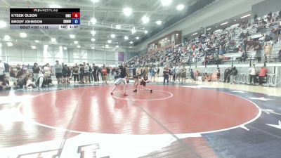 113 lbs Cons. Round 2 - Kysen Olson, Outlaw Wrestling Club vs Brody Johnson, South West Washington Wrestling Club