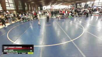 95 lbs Quarterfinal - Ross Lloyd, Wasatch Wrestling Club vs Trey Swaggy Fowkes, JWC