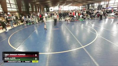 95 lbs Quarterfinal - Ross Lloyd, Wasatch Wrestling Club vs Trey Swaggy Fowkes, JWC