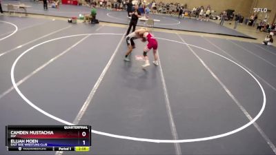 150 lbs Quarterfinal - Camden Mustachia, DGF vs Elijah Moen, East Side Wrestling Club