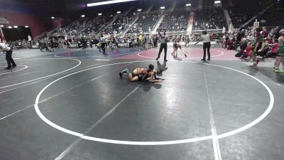 78 lbs Semifinal - Aspen Frasier, Black Hills Academy vs Stephen Holbrook, Natrona Colts