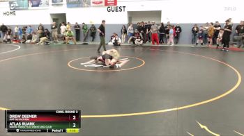 175 lbs Cons. Round 3 - Atlas Ruark, Nikiski Freestyle Wrestling Club vs Drew Deemer, Mat-Su Matmen