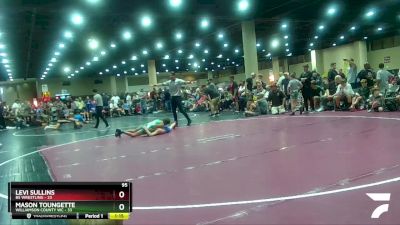 95 lbs Semis & Wb (16 Team) - Levi Sullins, BS Wrestling vs Mason Toungette, Williamson County WC