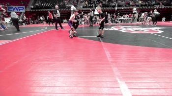 52 lbs Round Of 16 - Tobias Daniels, Checotah Matcats vs Parks Greenwood, Mannford Pirate Youth Wrestling
