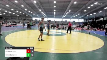 95 lbs 3rd Place - Gabe Benyo, Mat Assassins Black vs Xavier Seabury, Revival Pink