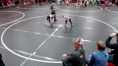 56 lbs Champ. Rd Of 16 - Stetson Teeter, Declo Stingers vs Bexon Neibaur, East Idaho Elite Wrestling Club
