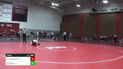 165 lbs Consi Of 16 #1 - Eric Thompson, Unattached vs Owen Quinn, Lehigh-Unattached